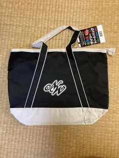 保冷バッグ ブラック/ホワイト ロゴ入り