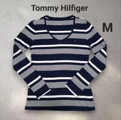 M*e様 Tommy Hilfiger ボーダー　長袖　カットソー　ロンT　M