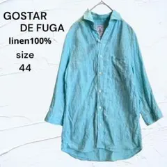 美品☆ GOSTAR DE FUGA 麻100% フレンチリネン シャツ 44のサムネイル