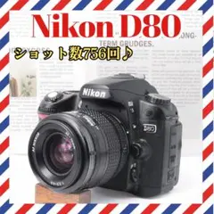 Nikon D80❤️標準レンズセット❤️ショット数極少✨デジタル一眼レフのサムネイル