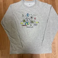 mont-bell ロングTシャツ 150サイズ グレー