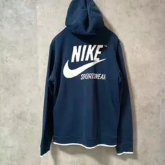 ナイキ/NIKE/パーカー/L/フーディー/赤タグ/ネイビー