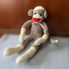 ソックモンキー　サルのぬいぐるみ　ハンドメイドのサムネイル