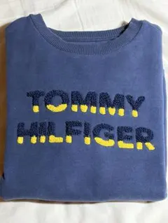 TOMMY HILFIGER ネイビー 長袖トレーナー