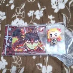 一番くじ鬼滅の刃クリアマルチケース、ちょこのっこフィギュア煉獄杏寿郎2個セット