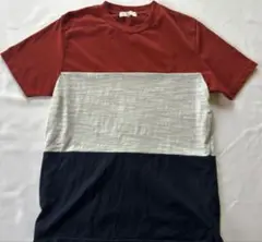 【夏最終SALE】 THE SHOP TK ブロックカラー Tシャツ Lサイズ