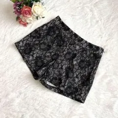 美品✨ローズバッド（2）総レース ショートパンツ ブラック黒 花柄 y2k Mのサムネイル