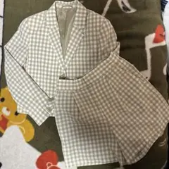 セットアップ ベージュ 上下 ジャケット スカート