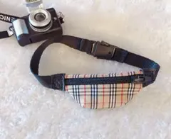 findfound ぬいぐるみ ヌイ ポシェット バック チェック柄 20cm