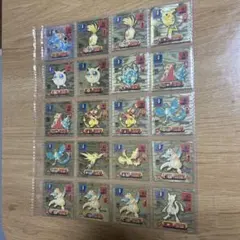ポケモン 最強シール烈伝　初期 ノーマル 裏黄色 レアバージョン 66枚セット ポケモン 最強シール烈伝 初期 ノーマル 裏黄色 レアバージョン 66枚