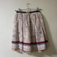新品 axesfemme シェル フレア スカート ピンク レース 平成 マリンのサムネイル