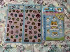 キラデコシール&ハムちゃんずシール帳