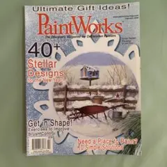 トールペイント洋書PaintWorks 廃盤雑誌 クリスマス