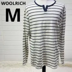 WOOLRICH ウールリッチ ボーダー 長袖Tシャツ Mのサムネイル