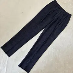 【タグ付新品】GOOVI コットンウール スラックス パンツ デニム風 3 Lのサムネイル