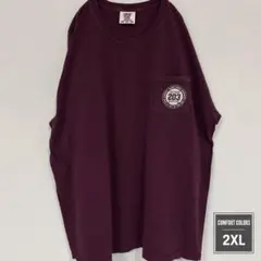 R*.様 USA古着 フェード赤 2XL Comfort Colors バックプ