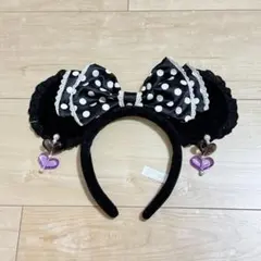 【即購入可】ディズニー ミニー 水玉 ドット イヤリング 平成 カチューシャ