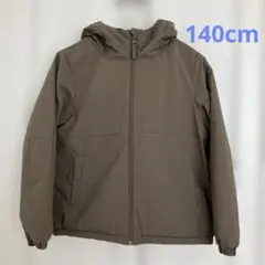 CLOSSHI キッズ フード付きジャケット 140cm ブラウン 裏フリース