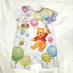 東京ディズニーリゾート　限定　くまのプーさん イーヨー ロンパース　半袖　80