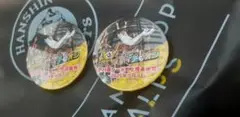 2025年阪神タイガースセントラルリーグ優勝記念イチオシ缶バッチ2個