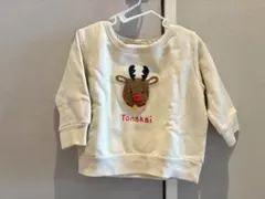 トナカイ トレーナー アイボリー