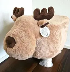 新品・未使用　ほっこりトナカイスツール　ブラウン　クリスマス　椅子　チェア