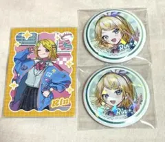 プロセカ　鏡音リン　ホログラム缶バッジ　ローソン