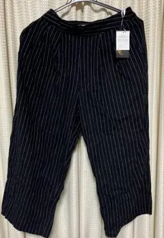 しまむら カジュアルパンツ ワイドパンツ ストライプパンツ