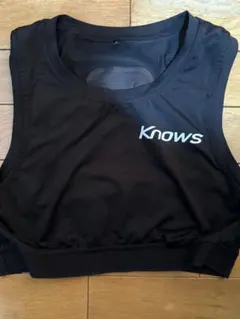 Knows ノースリーブスポーツウェア 黒
