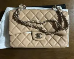 CHANEL マトラッセ　チェーンショルダーバッグ　ベージュのサムネイル