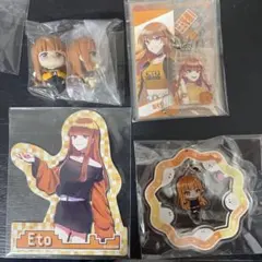 カラフルピーチ えと アクリルキーホルダー セットのサムネイル
