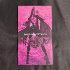 ベヨネッタ　先行体験会　BAYONETTA　告知チラシ フライヤー　flyer