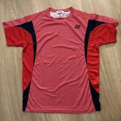 YONEX ⭐︎赤⭐︎ドット柄半袖⭐︎ゲームシャツ