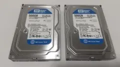 Westen Digital 500GB（2個）3.5インチ