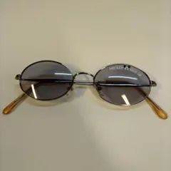 エンポリオアルマーニ ゴールド ブラウンレンズ オーバル サングラス