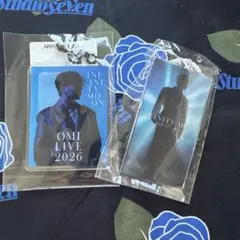 ØMI 登坂広臣　ガチャ　クリアチャーム　3連キーホルダー　プレミアム