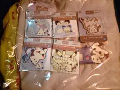 ポケピース　1番くじ　ししゅうトートバッグ　ワッペンチャーム　ステッカー