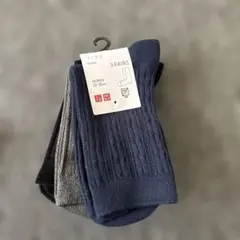UNIQLO レディース ソックス 3足セット 23-25cmのサムネイル