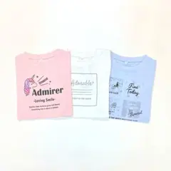子供服 女の子 160cm 半袖 Tシャツ まとめ売り 新品 TSR43-3