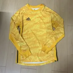 adidas Climalite イエロー長袖シャツ　スポーツ