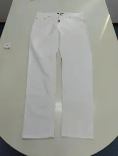 ASSAULT ホワイト ストレートデニム S