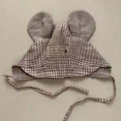 ASH generation ボンネットベビー帽子キッズ帽子 49cm
