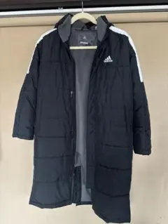 adidas ブラック ベンチコート 150cm