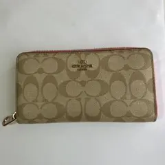 【COACH 】シグネイチャー　 長財布 ベージュ
