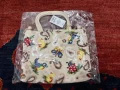 【未開封・完売品】WEB限定 フェイラー ハイジペイズリー 手付き巾着 ベージュ