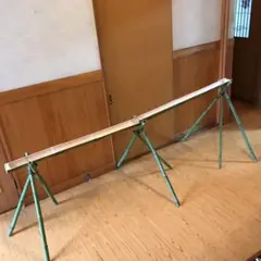 天然竹製流しそうめん機卓上式・1、5m◇樋50cm×3枚◇竹足支柱4脚
