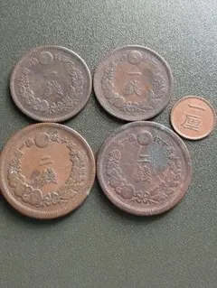 13953完全未使用旧貨幣 1厘銅貨 M6年 M7年 M8年 13953完全未使用旧貨幣 1厘銅貨 M6年 M7年 M8年 - メルカリ