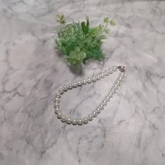 コットンパールネックレス