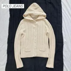 美品✨POLO JEANS ポロジーンズ　ニット　カーディガン　M
