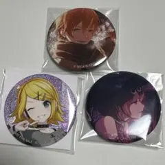 プロセカ グリッター缶バッジ 東雲彰人 鏡音リン MEIKO